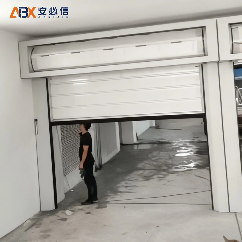 四平螺旋式快速门